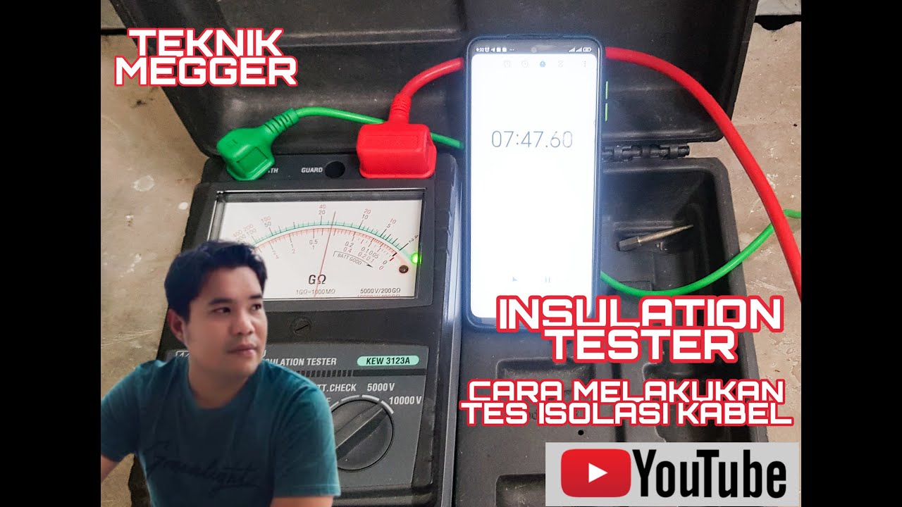 Uji Isolasi Kabel (Megger Test atau Insulation Test)