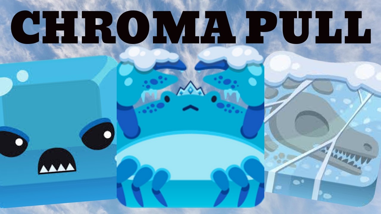 INSANE CHROMA PULL... Opening 200 Ice Monsters Packs in Blooket