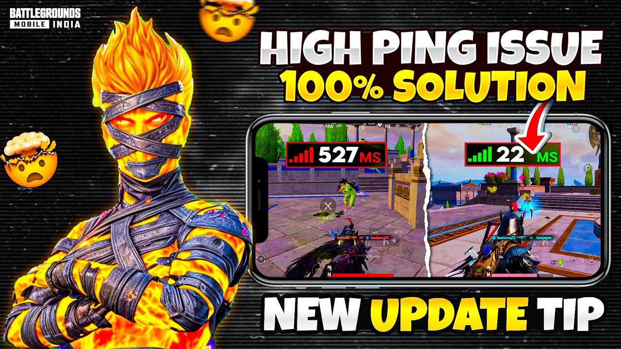 Fix High Ping Problem in BGMI 😍 | How to fix Ping high issue BGMI | Ping Problem Fix BGMI 4.4 Update