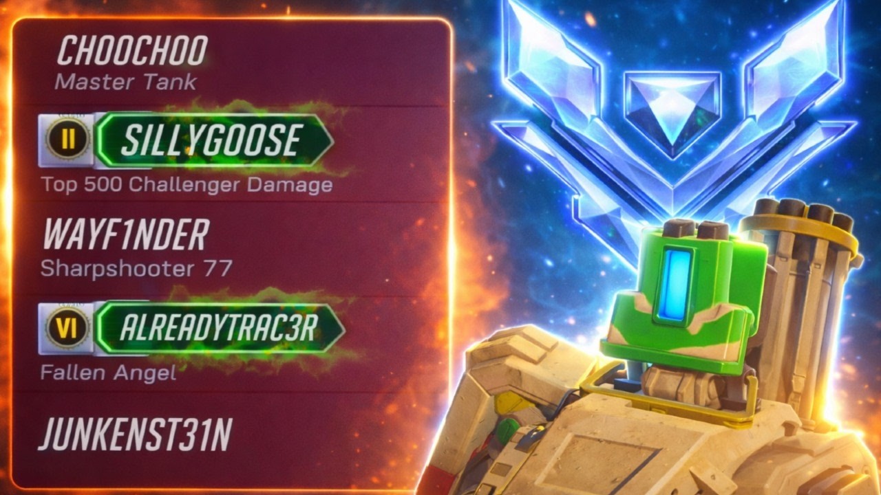 Diamond Bastion Main Faces a Top 500 | Overwatch