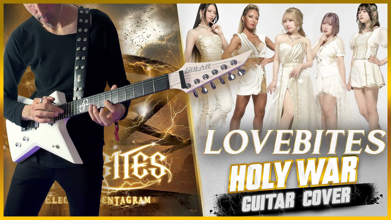 Lovebites - Holy War - Full Instrumental Dual Guitar Cover