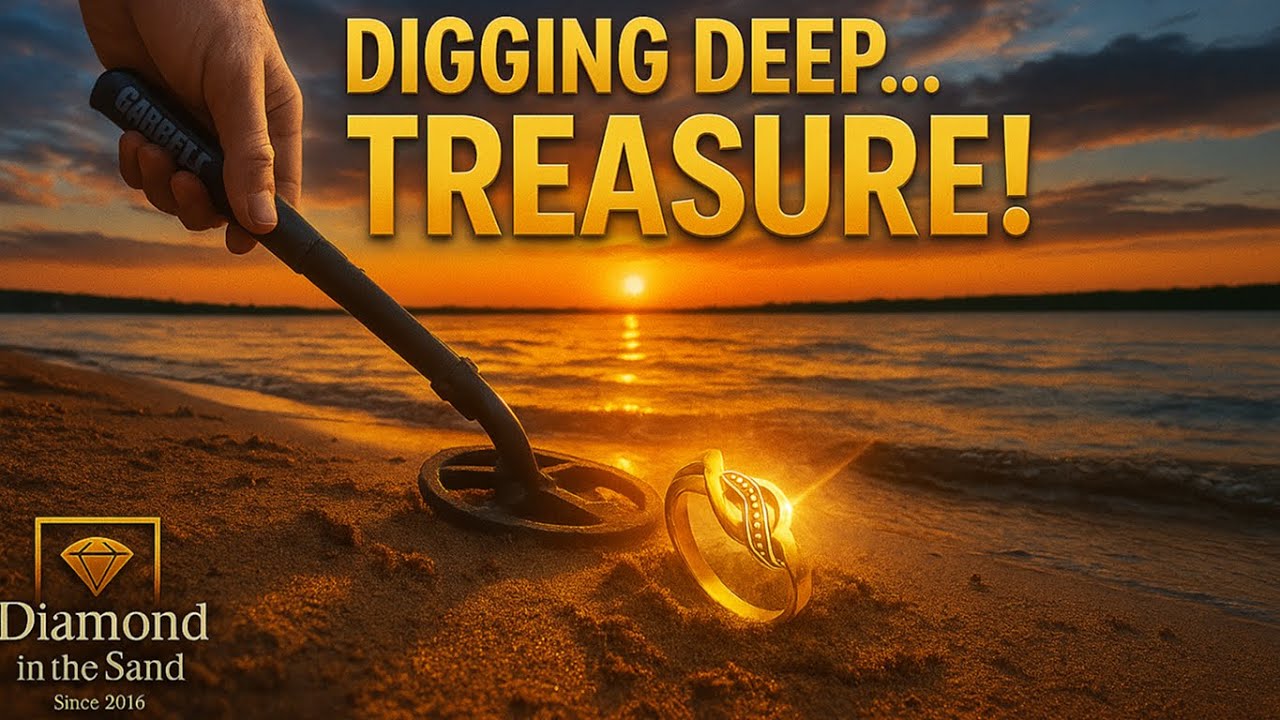 I Dug Deep and Found a GOLD RING in a Saltwater Lake!