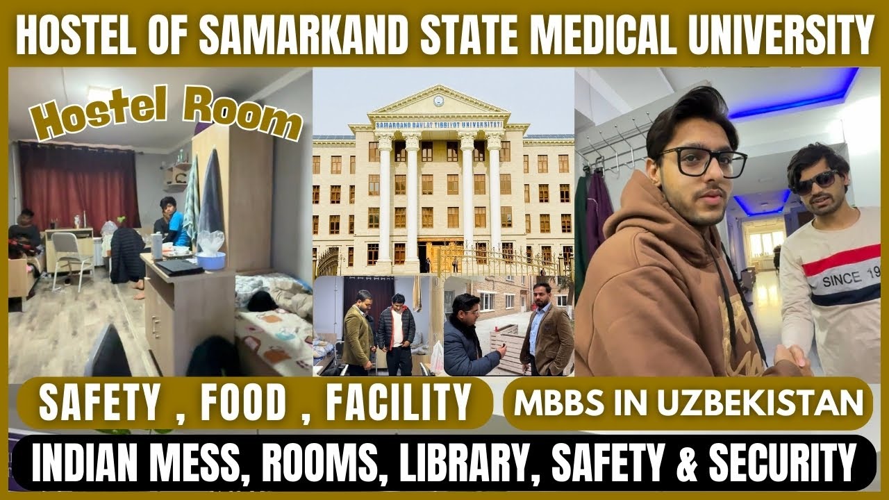 Hostel tour of Samarkand State Medical University 🇺🇿🇮🇳 | Best university for MBBS in Uzbekistan