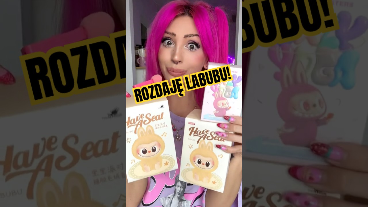 ROZDAJĘ WAM LABUBU! 🎁😮🥳 #rozdanie #labubu #labubuunboxing #labubuviral #labubuhaveaseat