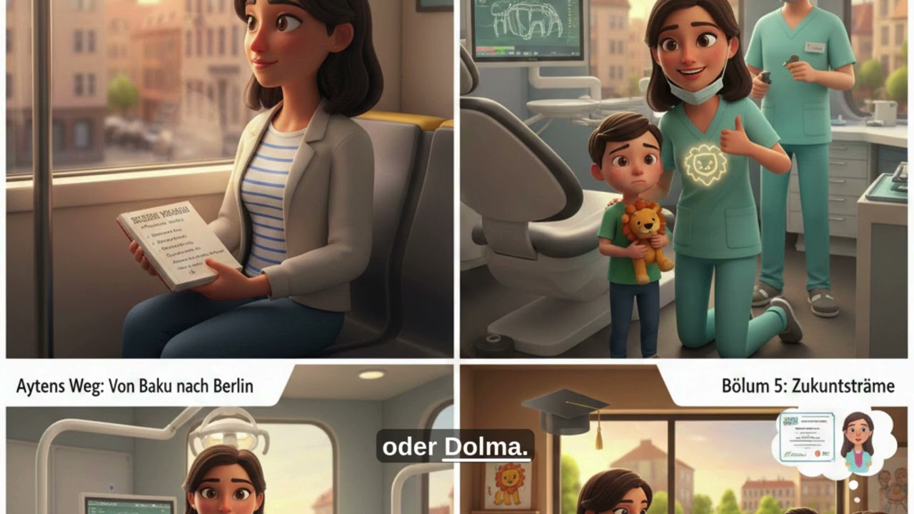 Almanca B1 Dinleme - Hikaye / Aytens Weg: Von Baku nach Berlin
