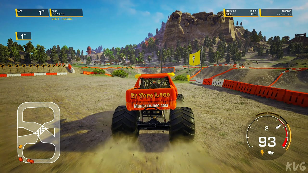 Monster Jam Steel Titans 2 - El Toro Loco - Gameplay (PC UHD) [4K60FPS]
