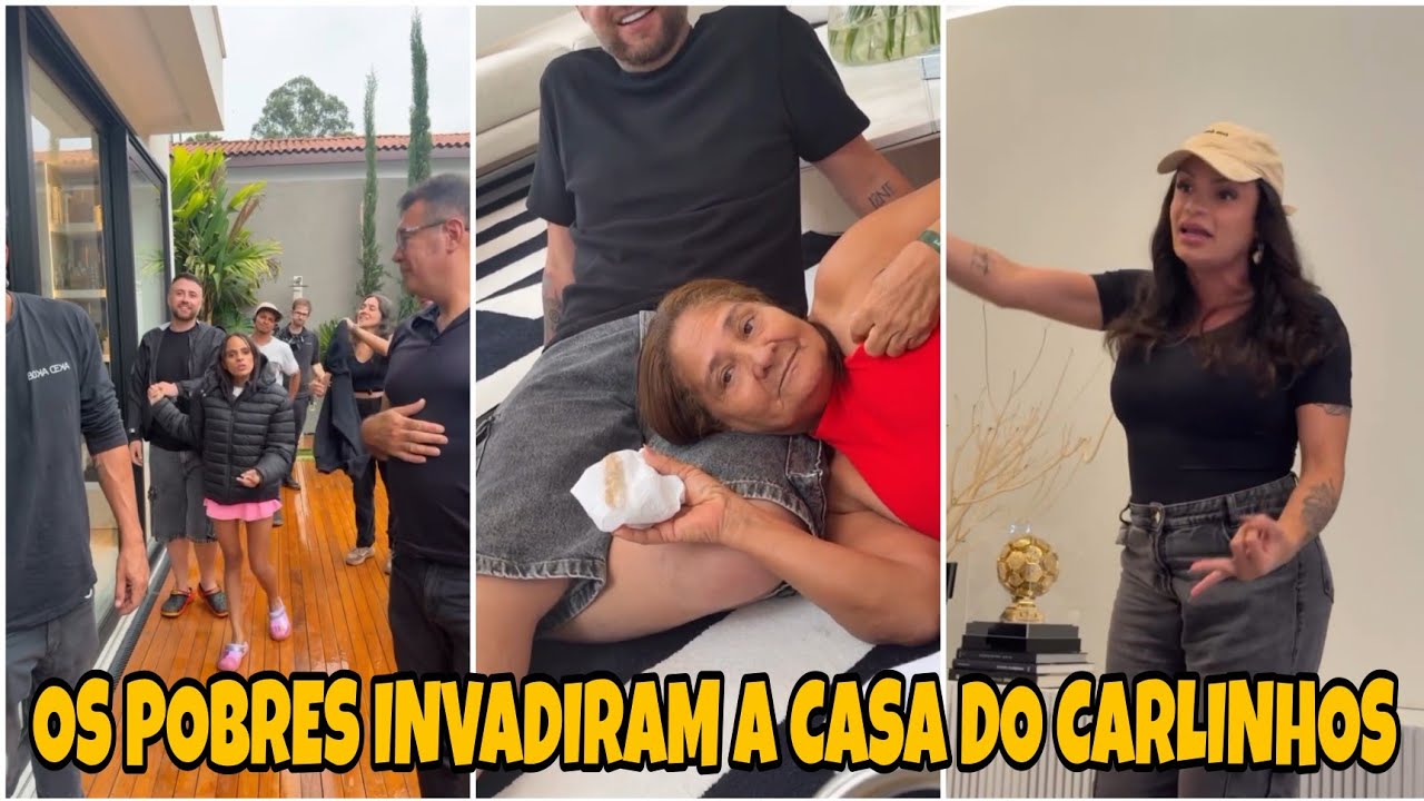 ✅ OS POBRES INVADEM A CASA DO CARLINHOS MAIA 