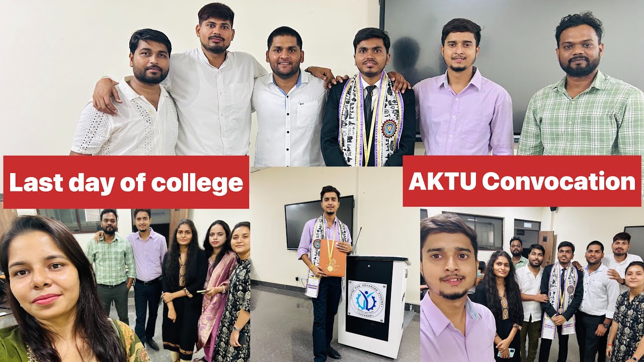 College ka Hamara last day ❣️ | AKTU convocation 2024 | AKTU new campus #aktu #trending #vlog #viral
