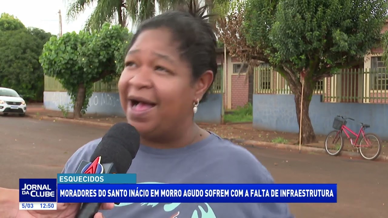 Moradores de Morro Agudo sofrem com a falta de infraestrutura + LINK - Jornal da Clube (05/03/26)