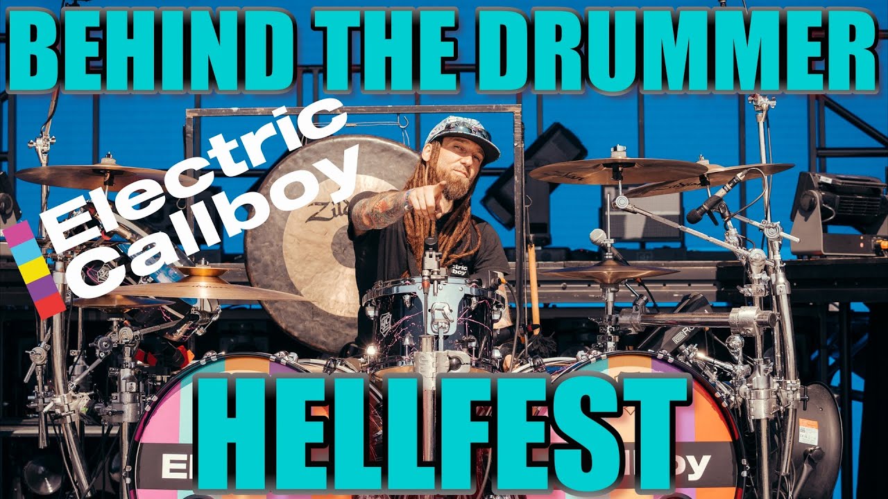 Behind the Drummer | Drumtech POV | Hellfest | Electric Callboy Europe Festivals 2025