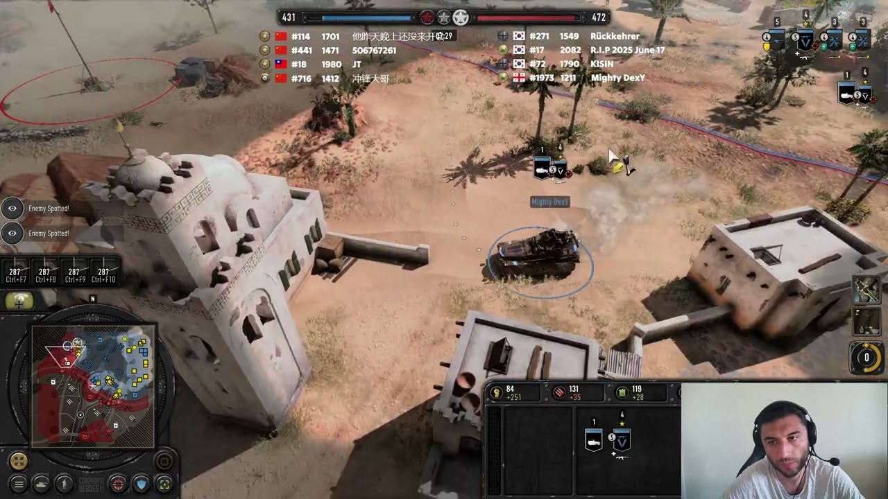 [CoH3 4 VS 4] Mighty Dexy in Giga teamgames