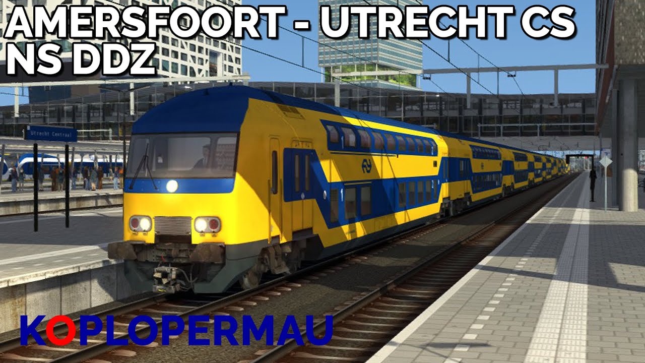 Train Simulator 2023: Intercity Amersfoort Schothorst — Центральный Утрехт с DDZ!