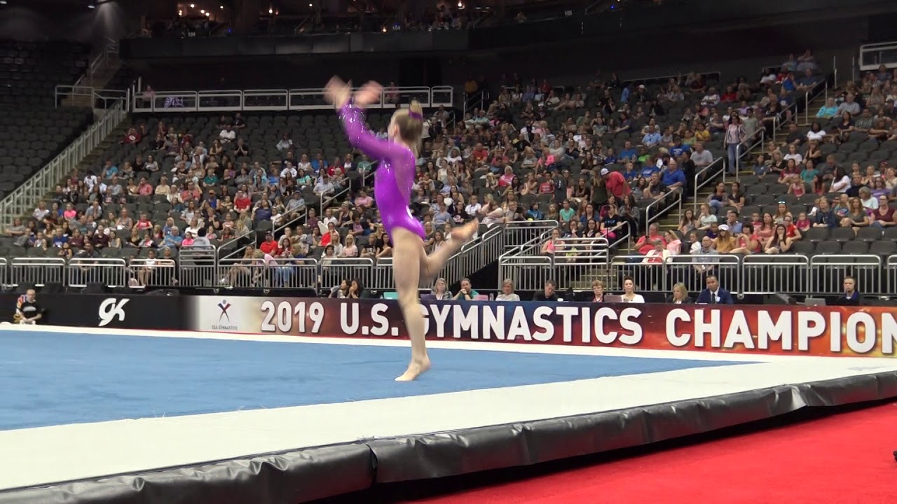 Sydney Morris –  Floor Exercise – 2019 U.S. Gymnastics Championships – Junior Women Day 1