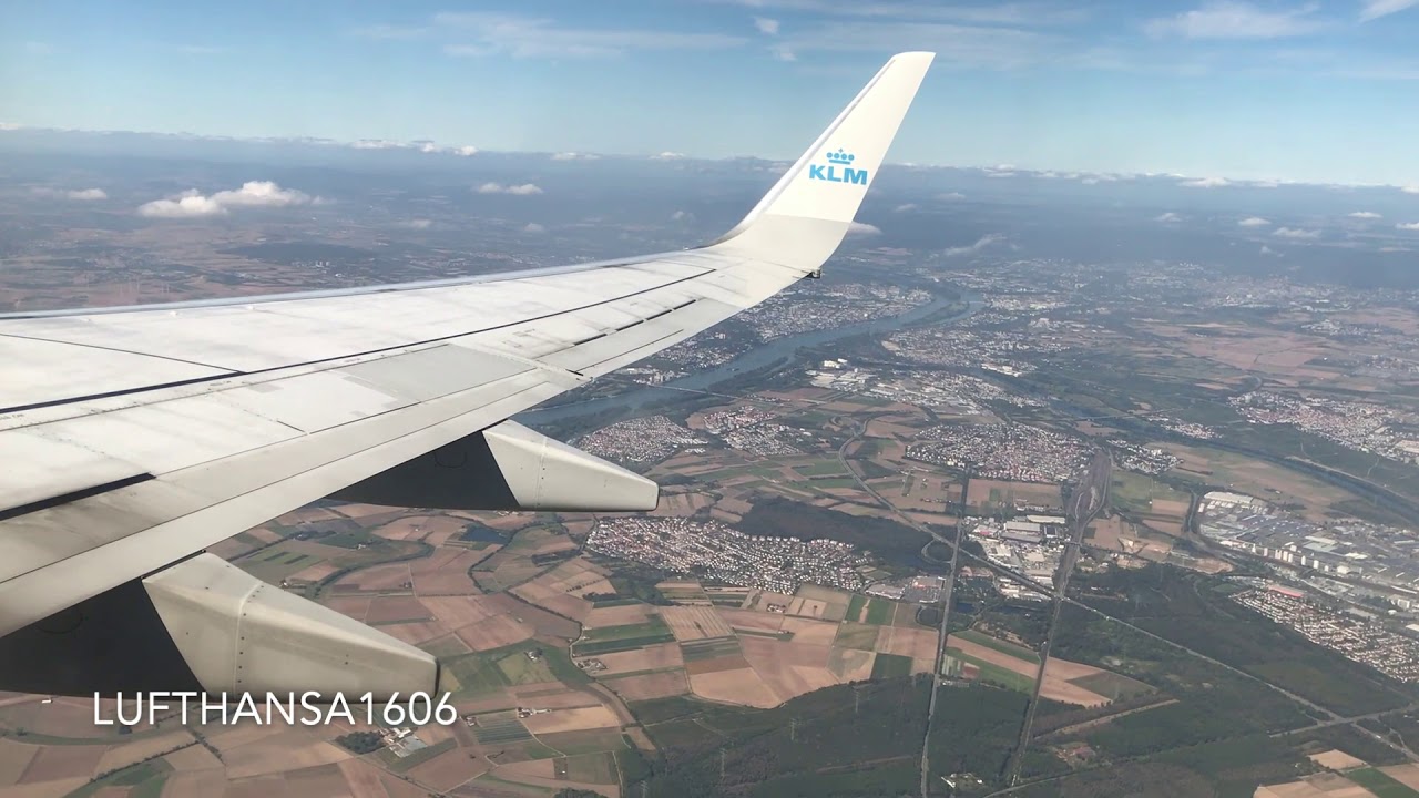 KLM Boeing 737-700 flight from Frankfurt(FRA) to Amsterdam(AMS) airport