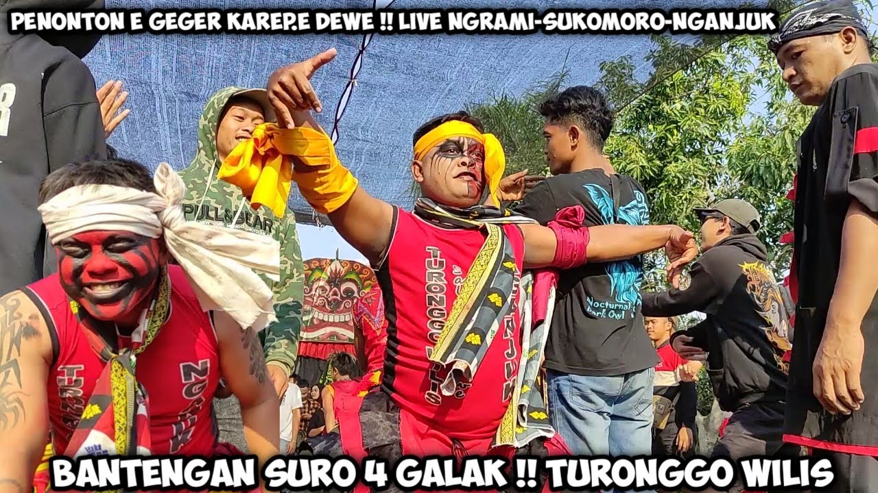 Bantengan Suro Galak❗Penonton Geger Loss Jaranan TURONGGO WILIS Live Ngrami Sukomoro Nganjuk