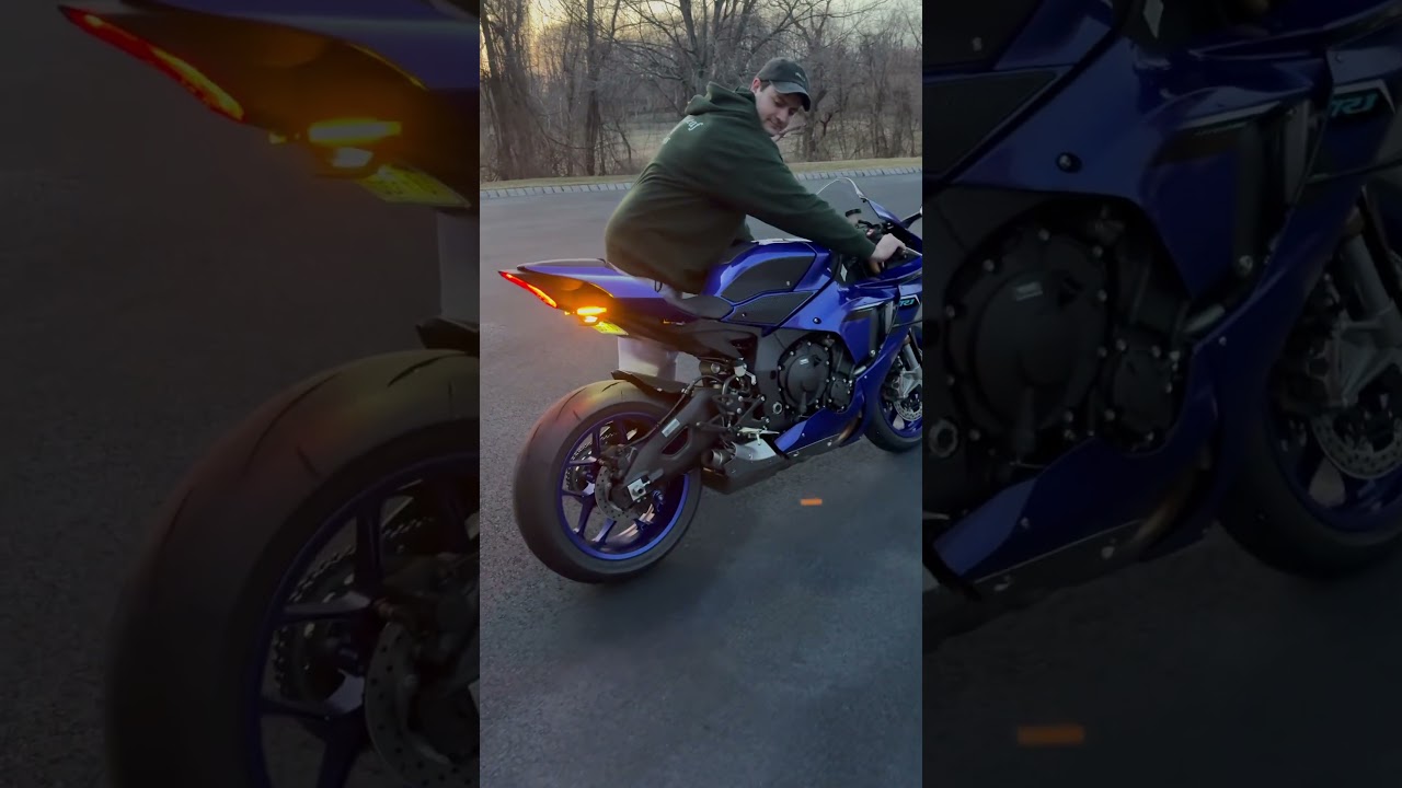 2025 Yamaha R1 &ndash; No Muffler Brutal Sound! #YamahaR1 #Motorcycle #exhaustsound  #R1 #sportbike