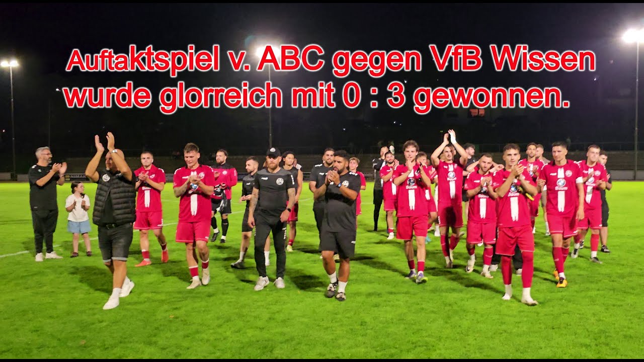 Ahrweiler BC | Auftaktspiel Saison 2025/26 gegen VfB Wissen | 08.09.2025