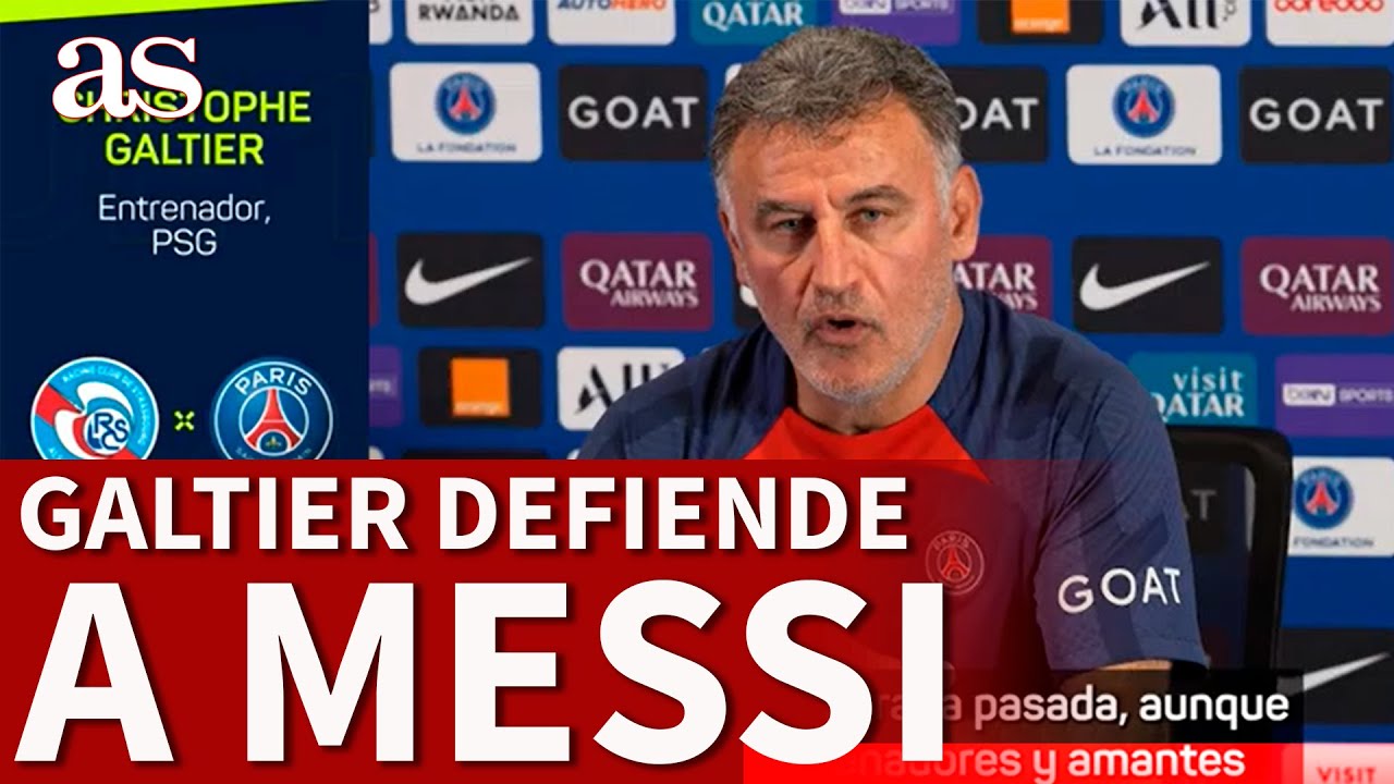 GALTIER ELOGIA la TEMPORADA de MESSI a pesar de las CR&Iacute;TICAS en PAR&Iacute;S | PSG | FRANCIA | AS