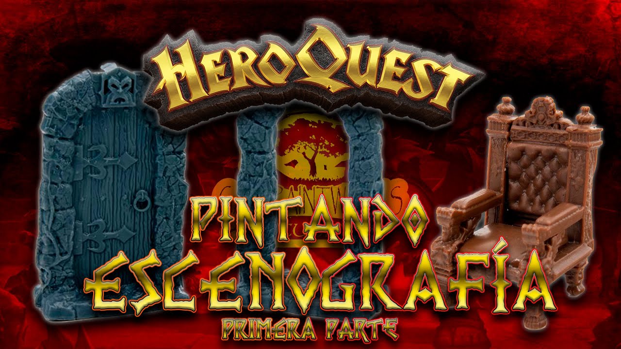 🎨Pintando HeroQuest 2021 Hasbro Escenografía Primera Parte