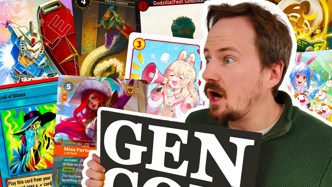 Ranking EIGHT TCGs that I checked out at Gen Con 2025!