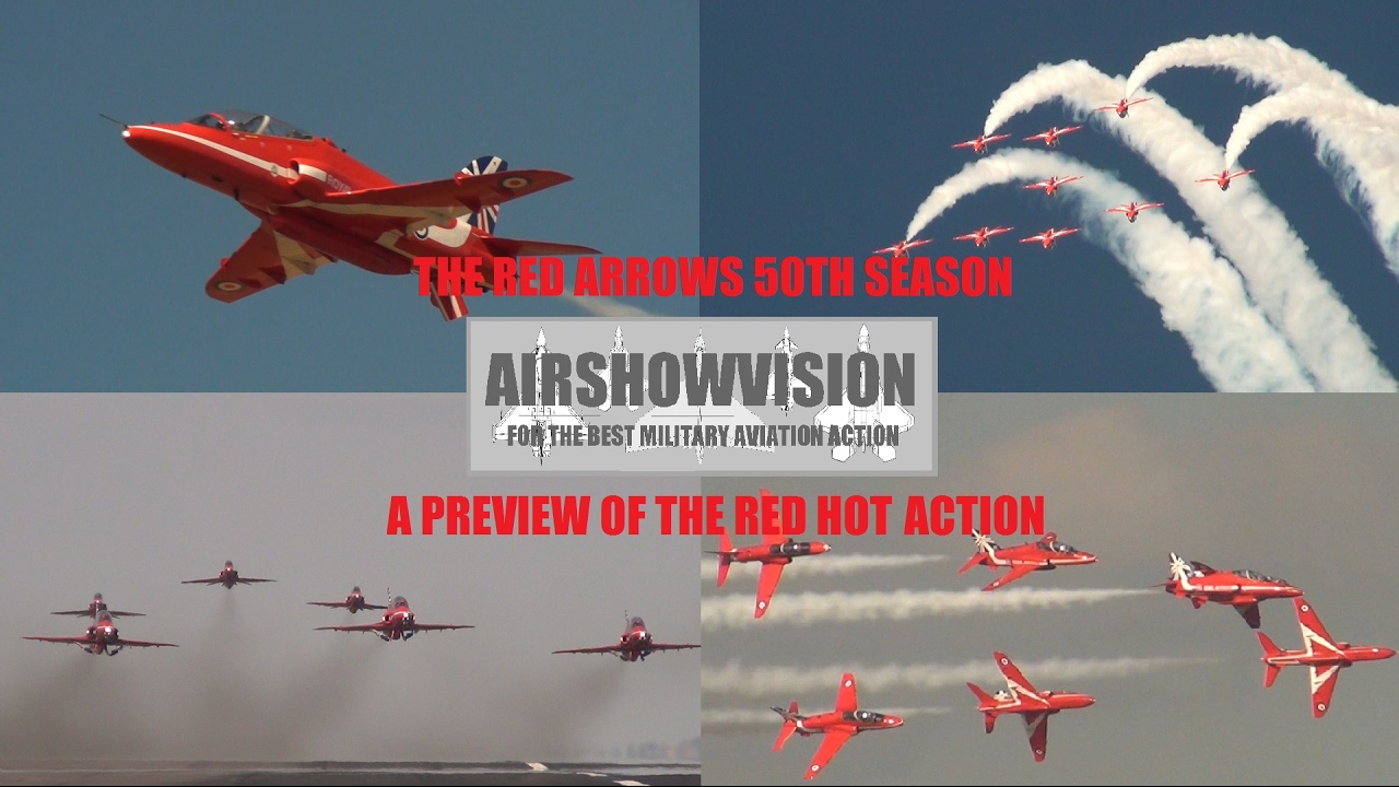 THE RED ARROWS 50th SEASON DISPLAY 2014 (airshowvision)