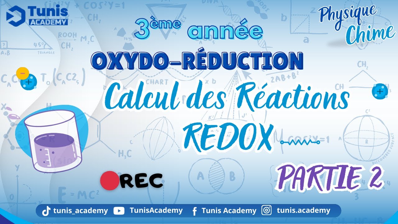 🧪 2) OXYDORÉDUCTION | Stœchiométrie & Réactif Limitant | 3ème Année Secondaire