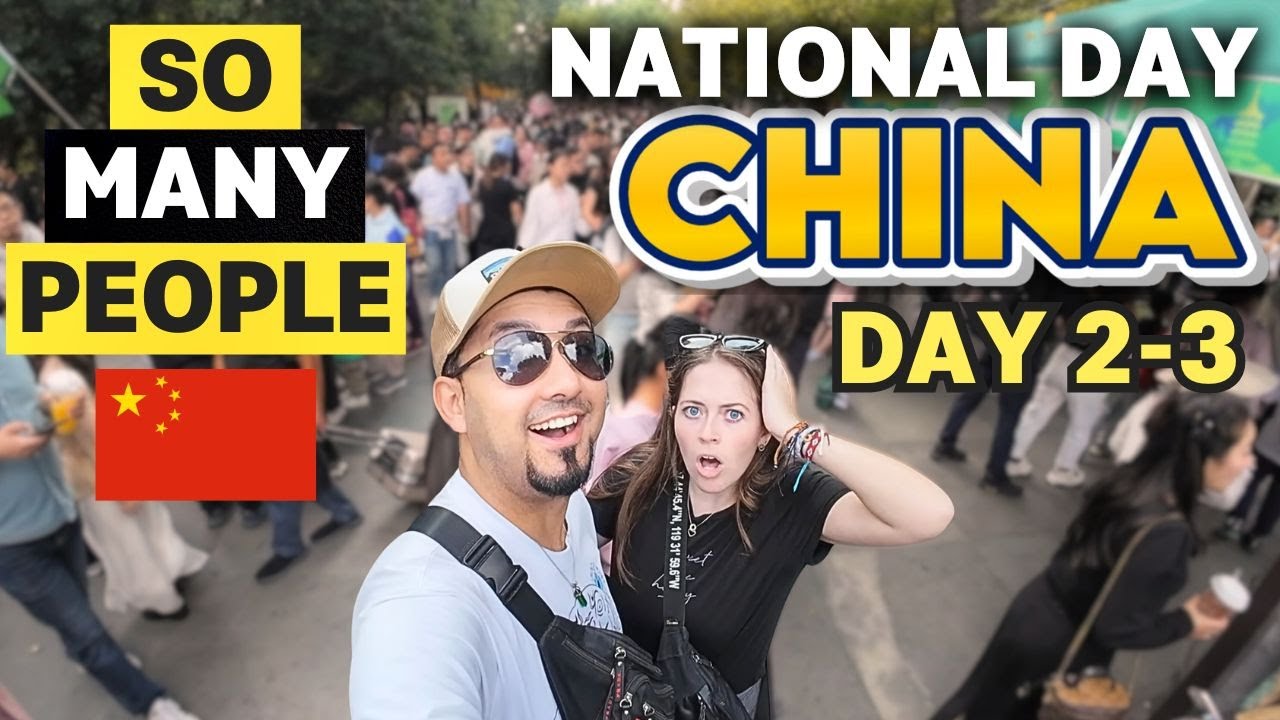 We SURVIVED CHINA'S PEOPLE MOUNTAIN PEOPLE SEA! 🇨🇳 (WORLD'S MOST MASSIVE CROWDS)