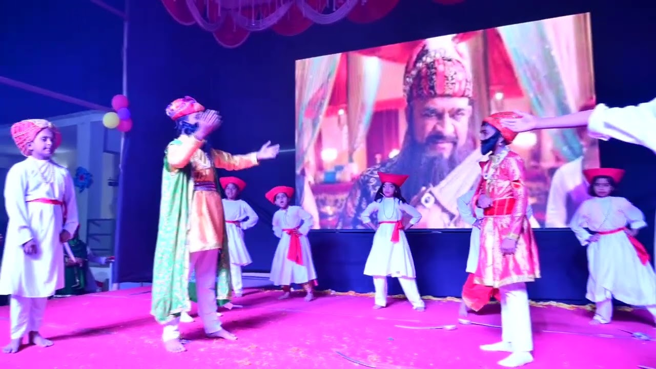 Shivaji Maharaj Powada | Unique International school | Ranjangaon Pune | Students | Annual Day 23 |