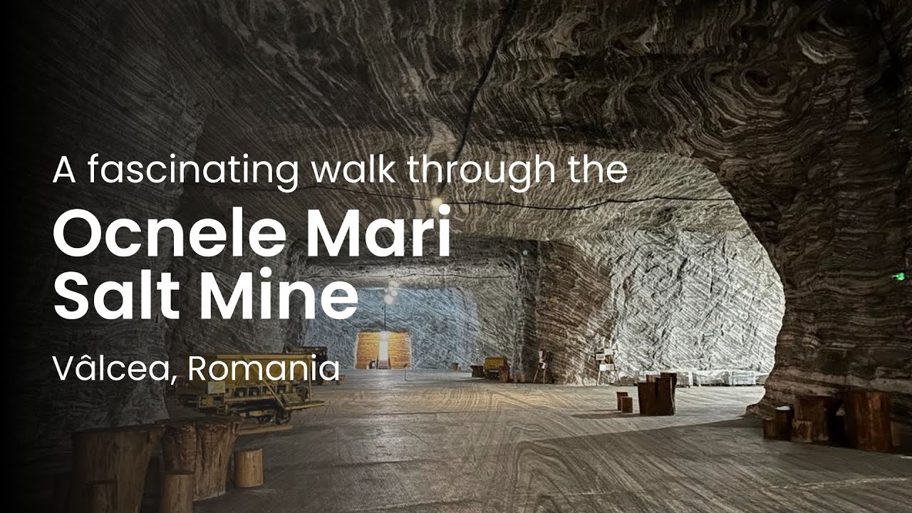 A fascinating walk through the Ocnele Mari Salt Mine! 🧂⛏️