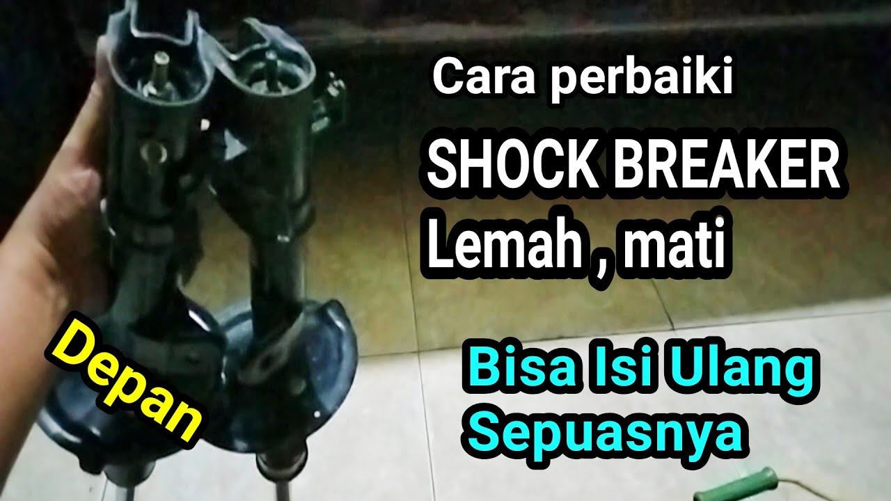 Cara mudah perbaikan Shockbreaker Depan Mobil DIY, Bisa isi ulang gas dan oli selamanya