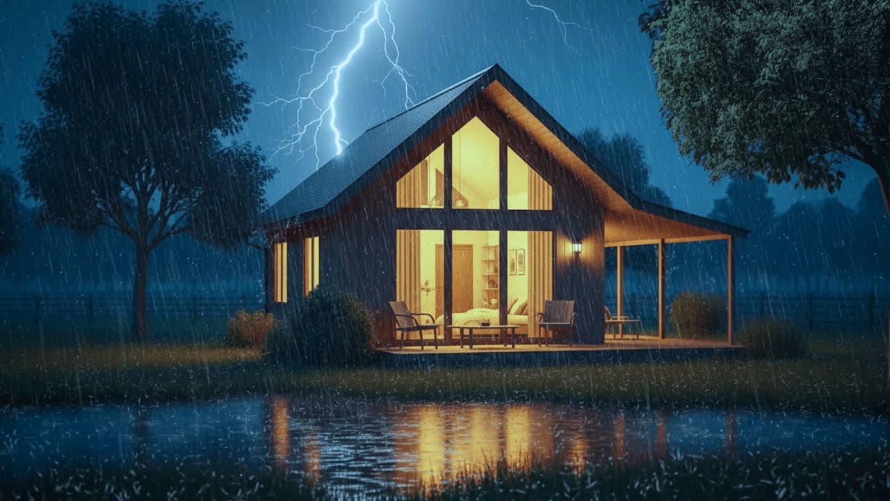 Relaxing Rain Sounds for Focus & Study | Calm Daytime Rain