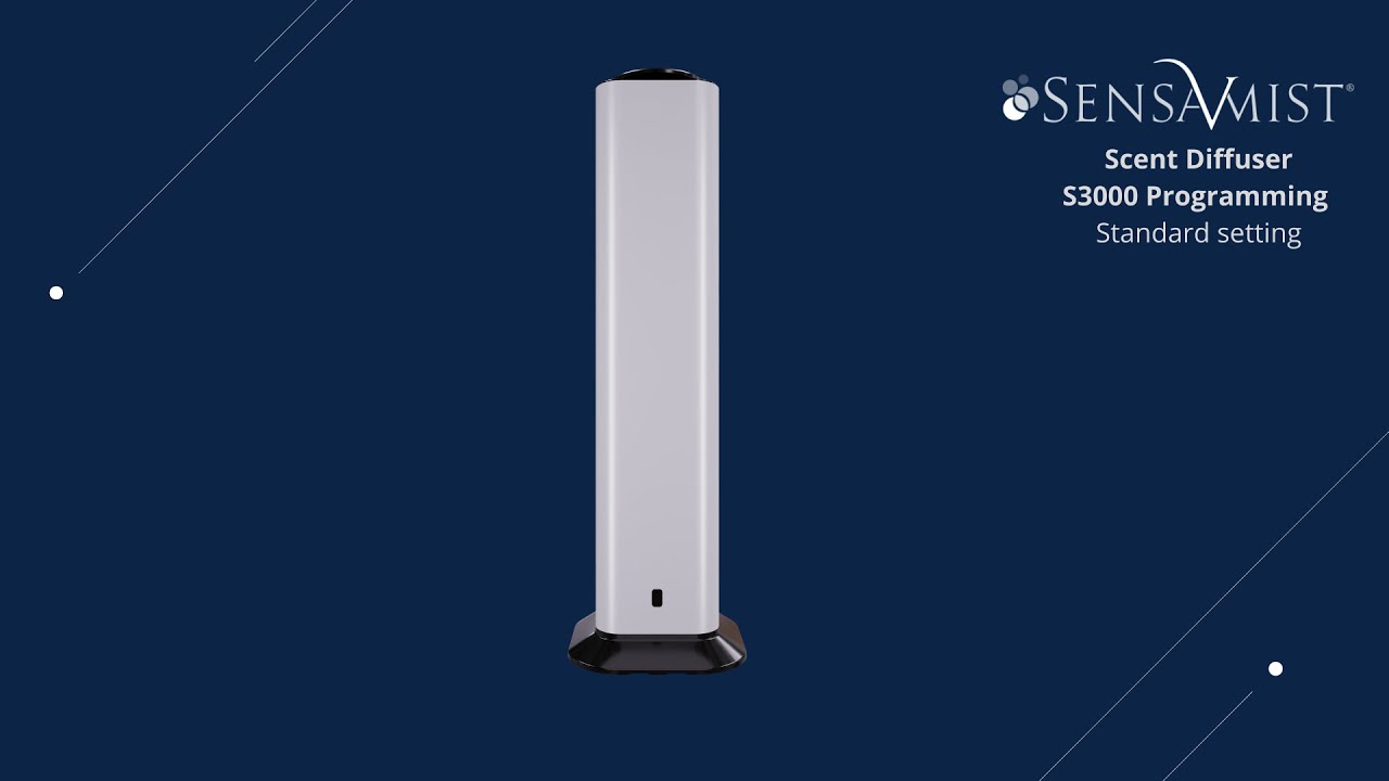 SensaMist&reg; S3000 Scent Diffuser | Programming Video | Standard setting