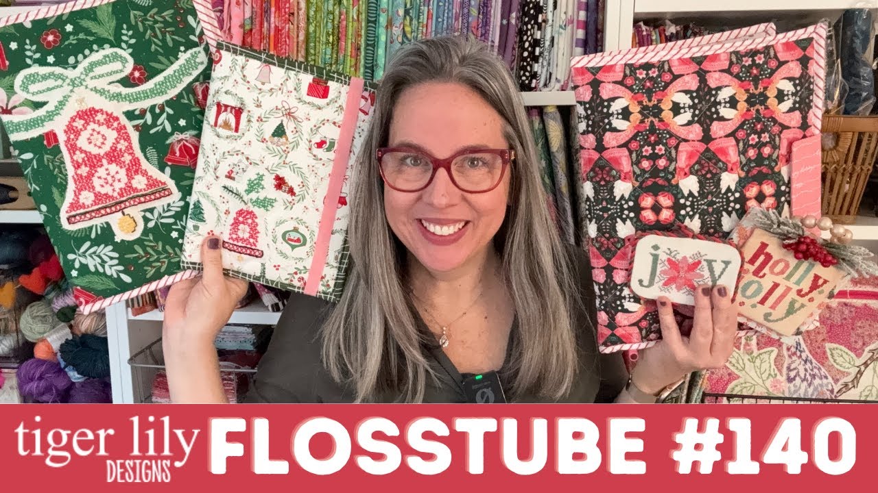 Flosstube 140 — рождественское веселье с шитьем и вязанием свитеров