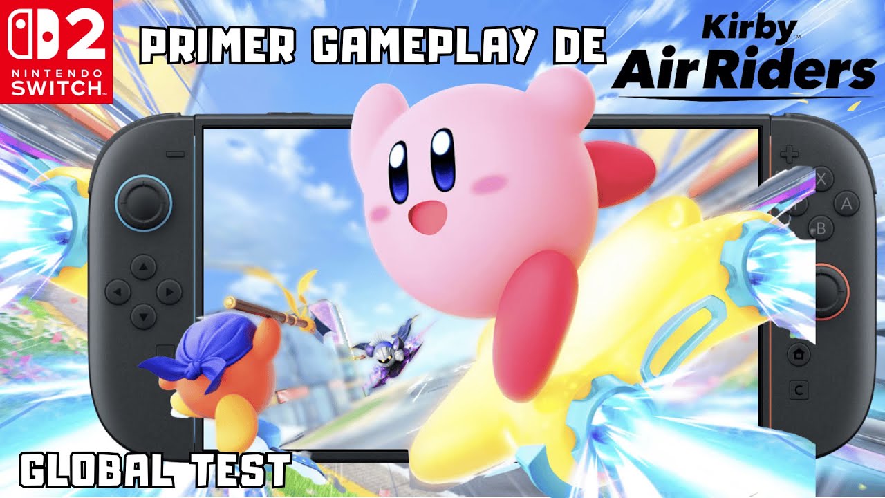 🌸🟣⚪Kirby Air Rider NO es lo que Esperaba | Global Test | Primer Gameplay ⚪🟣🌸
