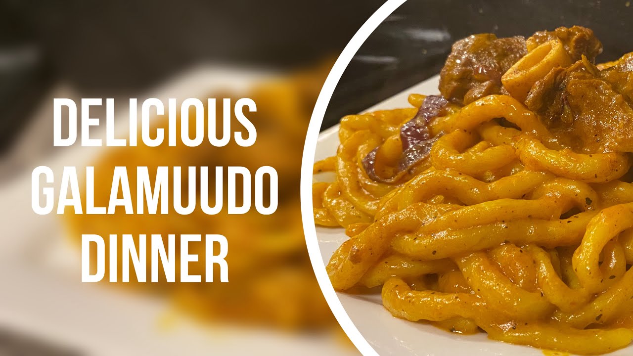 how to make galamudo 😋 delicious Somali food