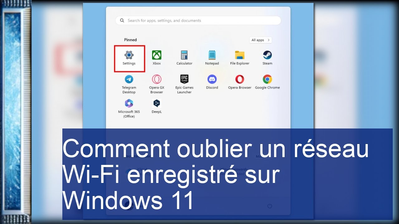 Comment supprimer un r&eacute;seau Wi-Fi enregistr&eacute; sur Windows 11 en quelques &eacute;tapes simples