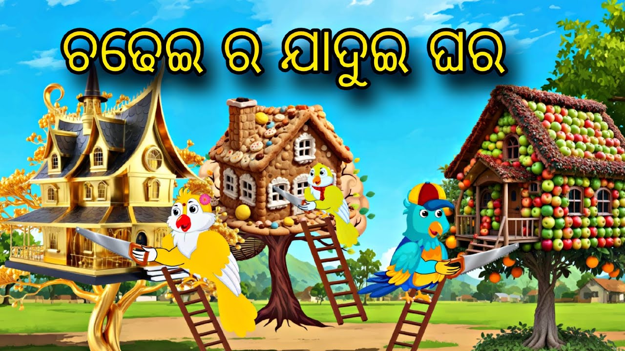 Chadhei Ra Jadui House \\ Odia Stories \\ Tiki Chadhei Gapa \\ Bird Story \\ Chadhei Gapa \\ Stories
