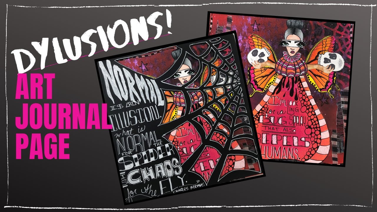 Normal is an Illusions, Dylusions Art Journal Page