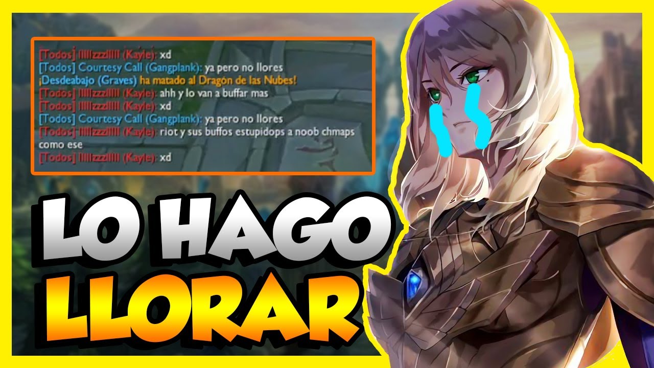 🤣PLATINO ME INSULTA POR USAR GANGPLANK Y SE BURLA CREYENDO QUE YA HABIA GANADO🤣 | LEAGUE OF LEGENDS.