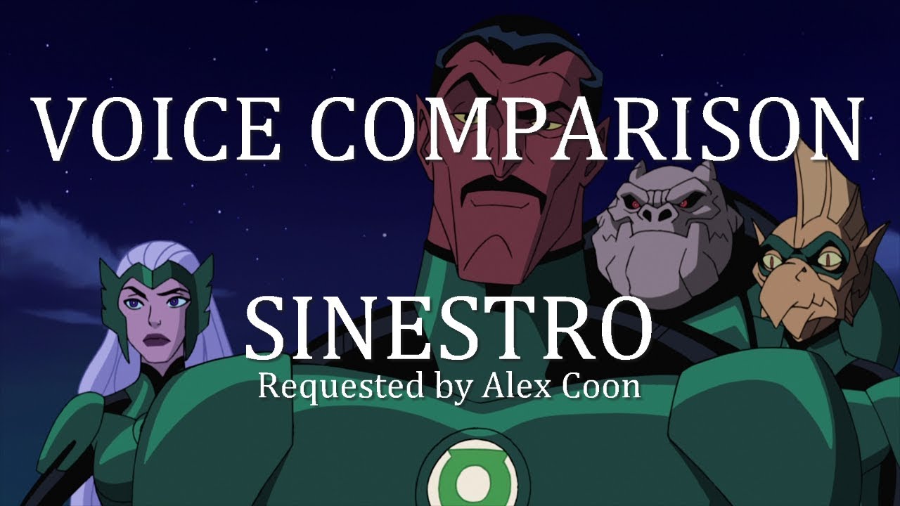 Voice Comparison: Sinestro (Green Lantern)