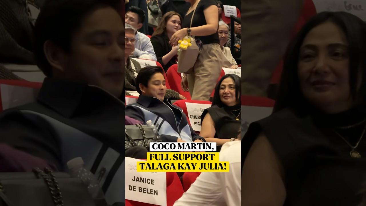 Full support talaga si #CocoMartin sa serye ni #JuliaMontes #SavingGraceGrandLaunch #SavingGrace