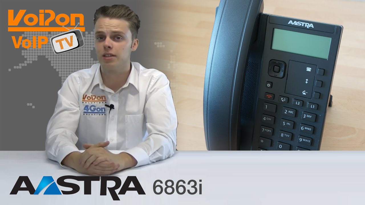 Aastra 6863i VoIP Phone Video Review / Unboxing
