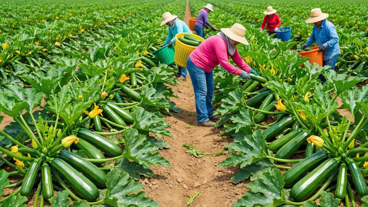 Grow Zucchini Like a Pro: High-Tech Greenhouse ! You never seen before