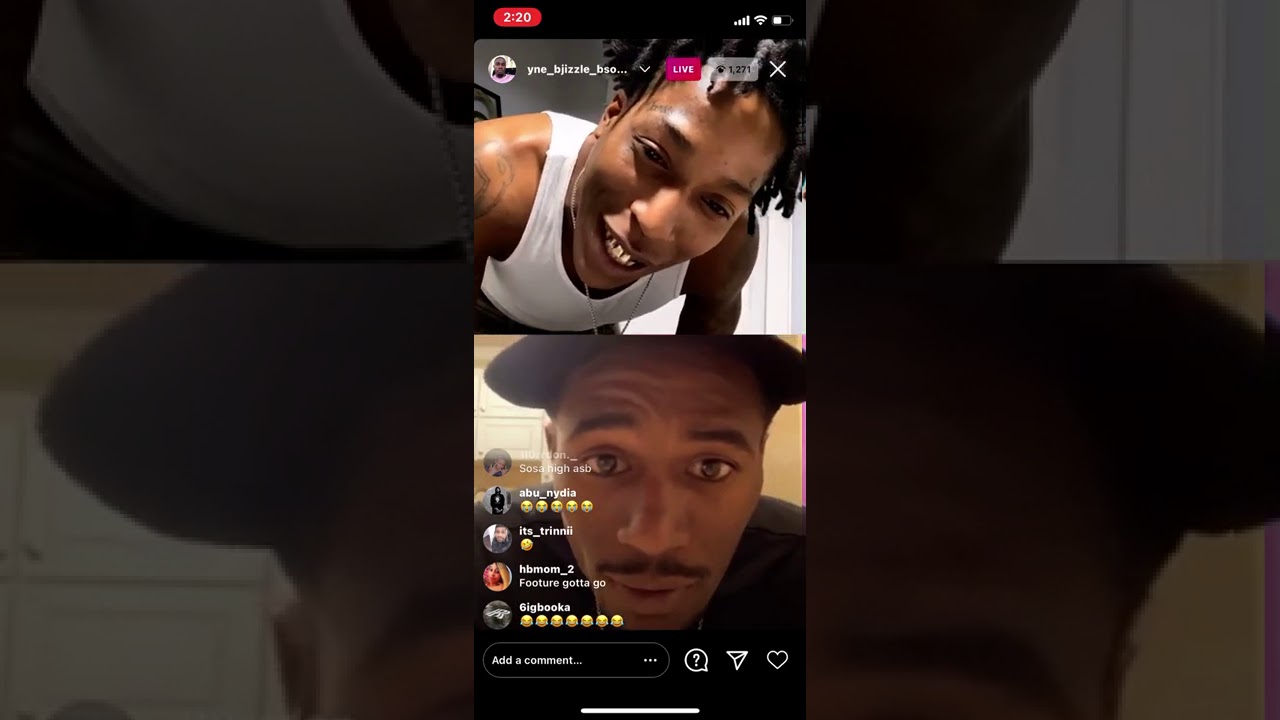 Yne Sosa & Yne Footure catch up on live about ongoing beef in the jects