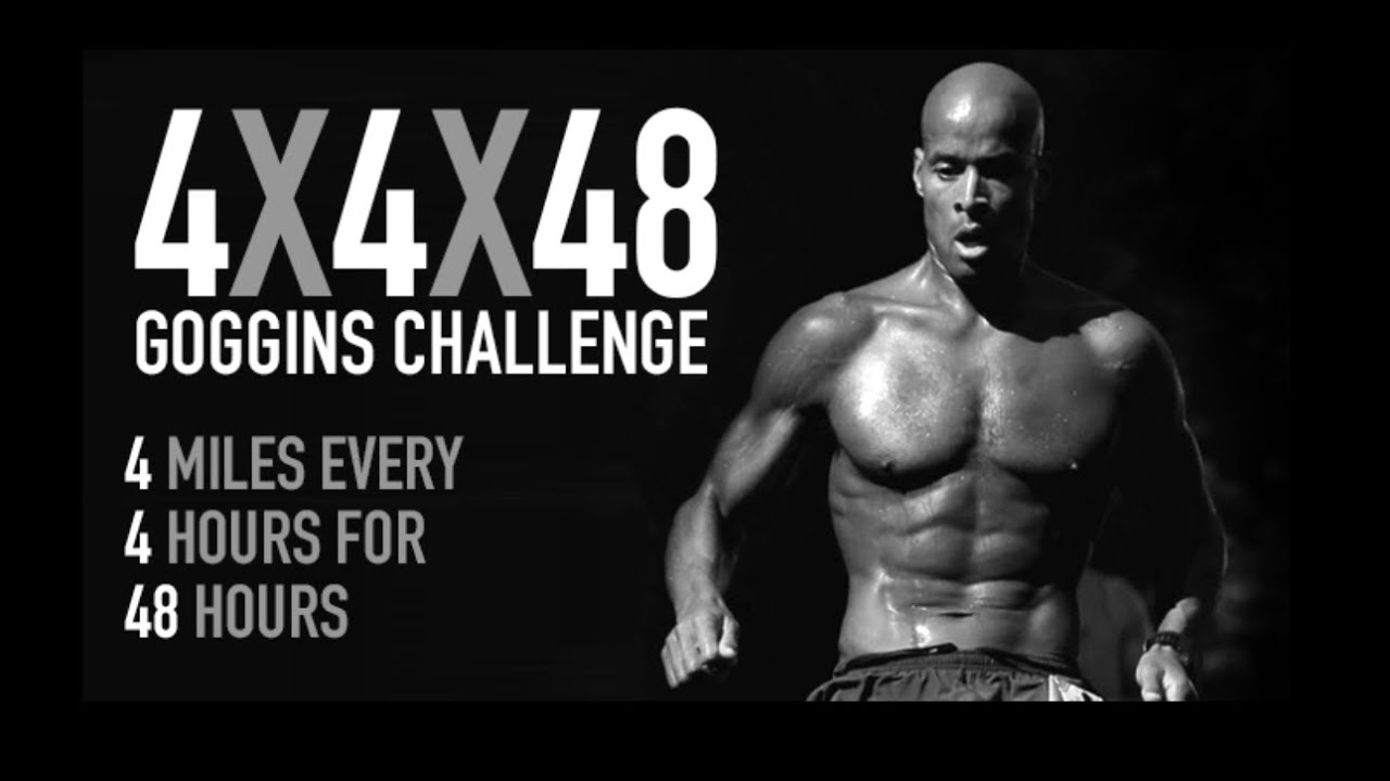 Fiz o desafio do David Goggins 4x4x48