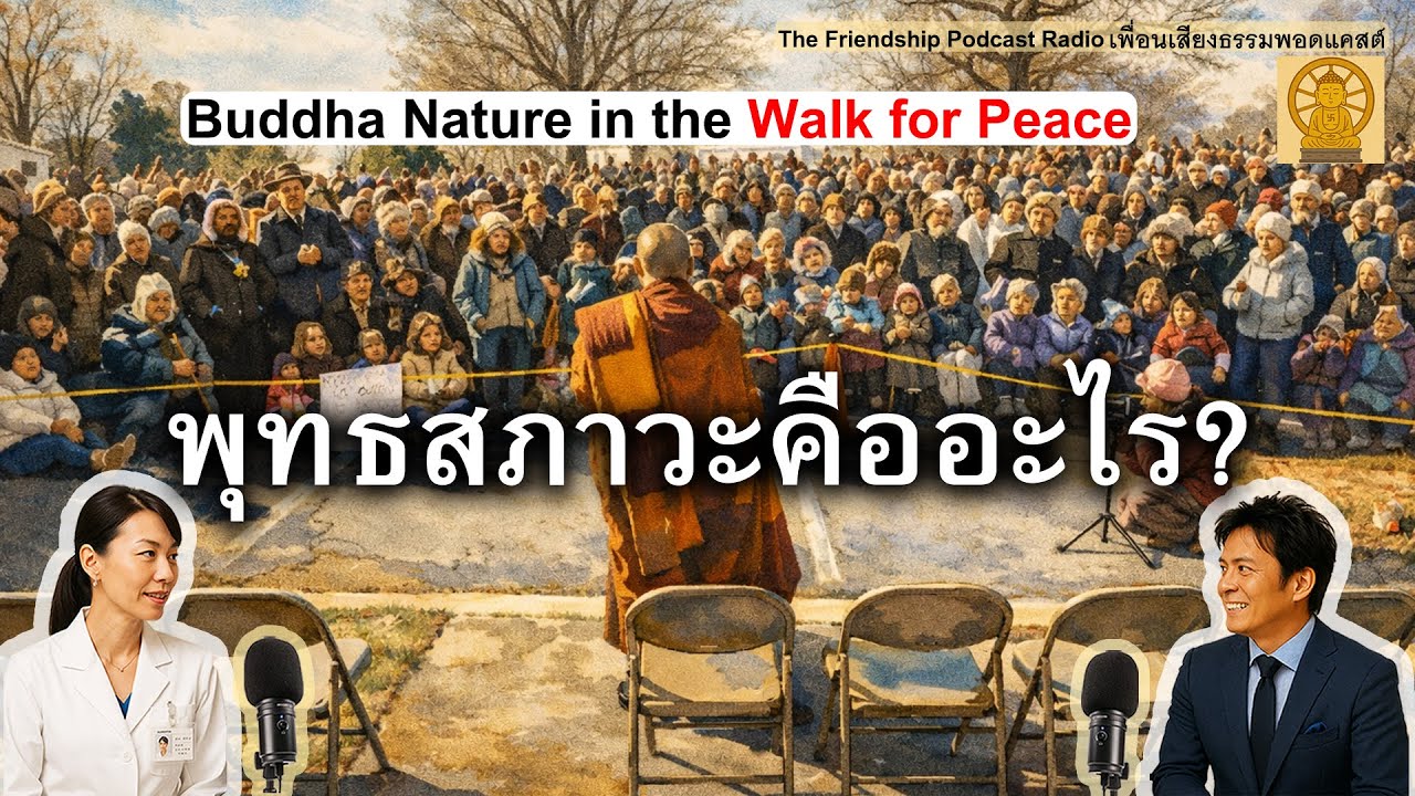 พระเดิน หมาเดิน โลกหยุดดู : พุทธสภาวะที่เกิดขึ้นตรงหน้า Walk for Peace 2026-02-03