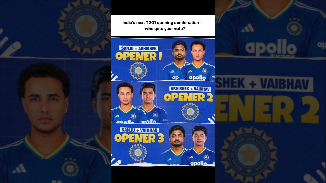 India's next T201 opening combination - who gets your vote? #ipl #odimatch
