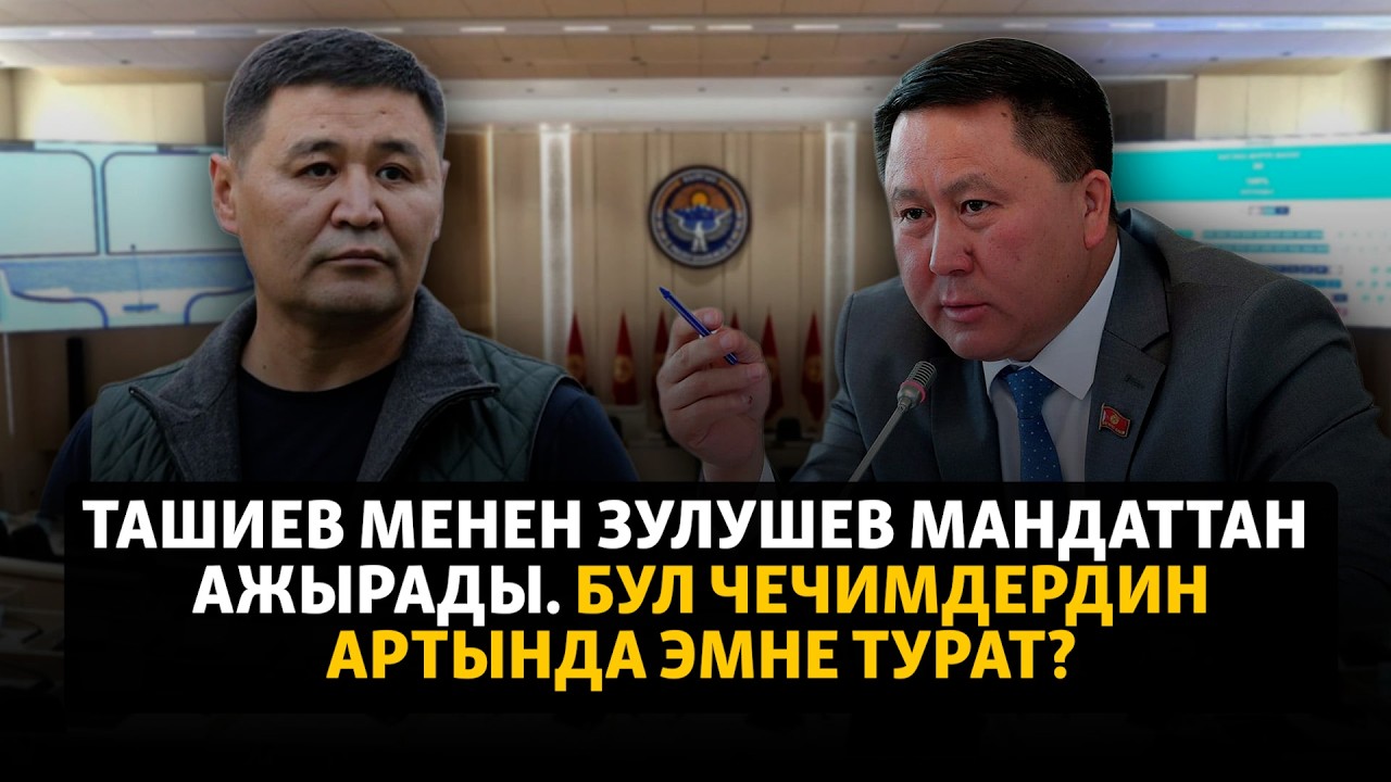 Ташиев менен Зулушев мандаттан ажырады. Бул чечимдердин артында эмне турат?