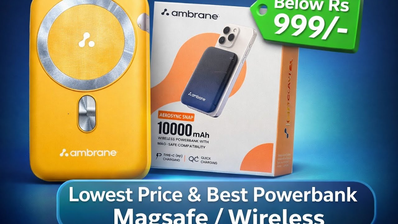 Rs 999 में Wireless Power Bank लेना सही है या नहीं? #BestPowerbankUnder1k #bestwirelesspowerbank 