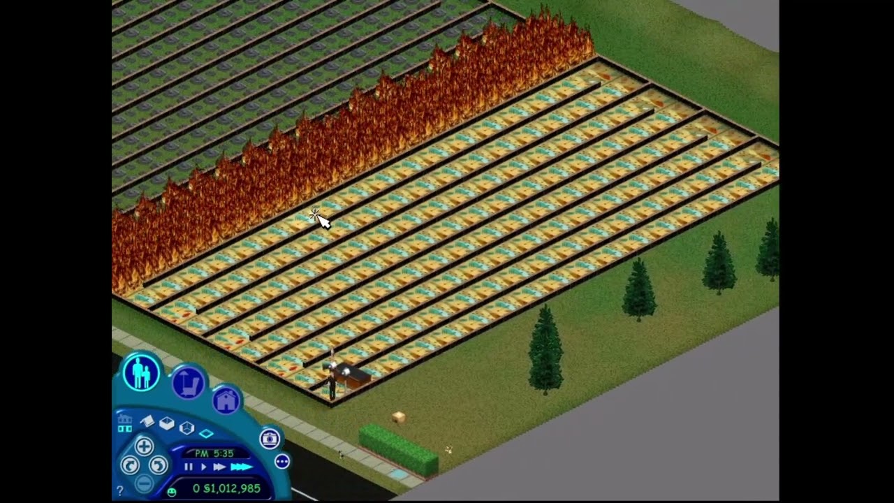 Largest Possible Sims 1 Fire Maze
